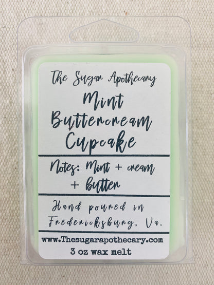 Mint Buttercream Cupcakes