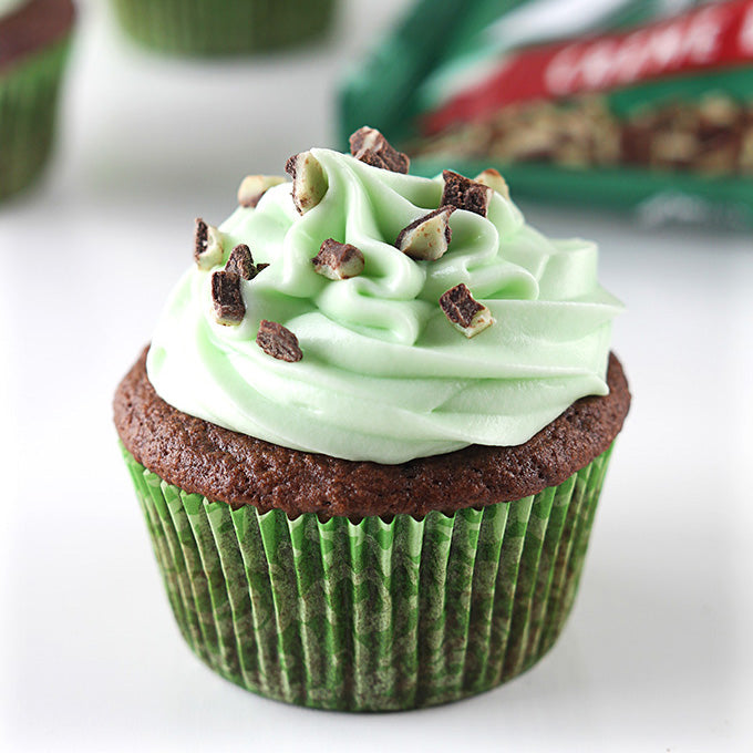 Mint Buttercream Cupcakes